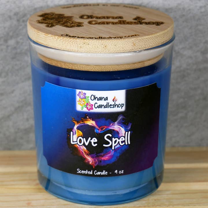 Ohana Scents - Wholesale Jar/Filled Candle - Love Spell Scented Candle