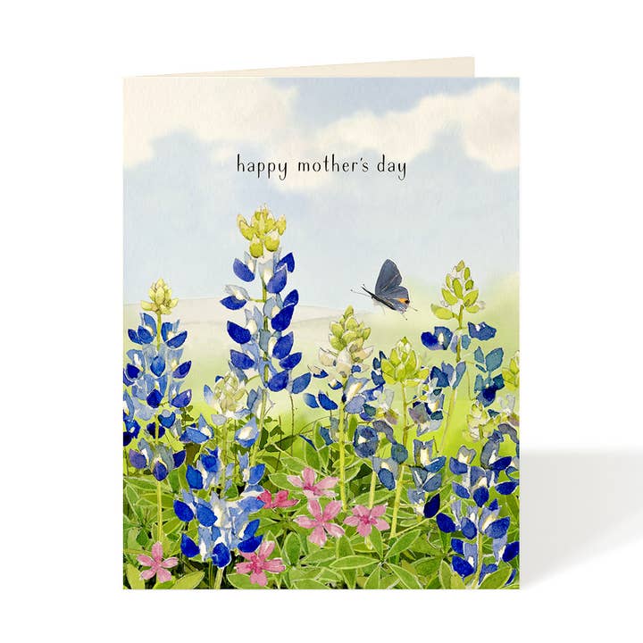 Bluebonnet Meadow - Mother's Day Card for wholesale by Felix Doolittle