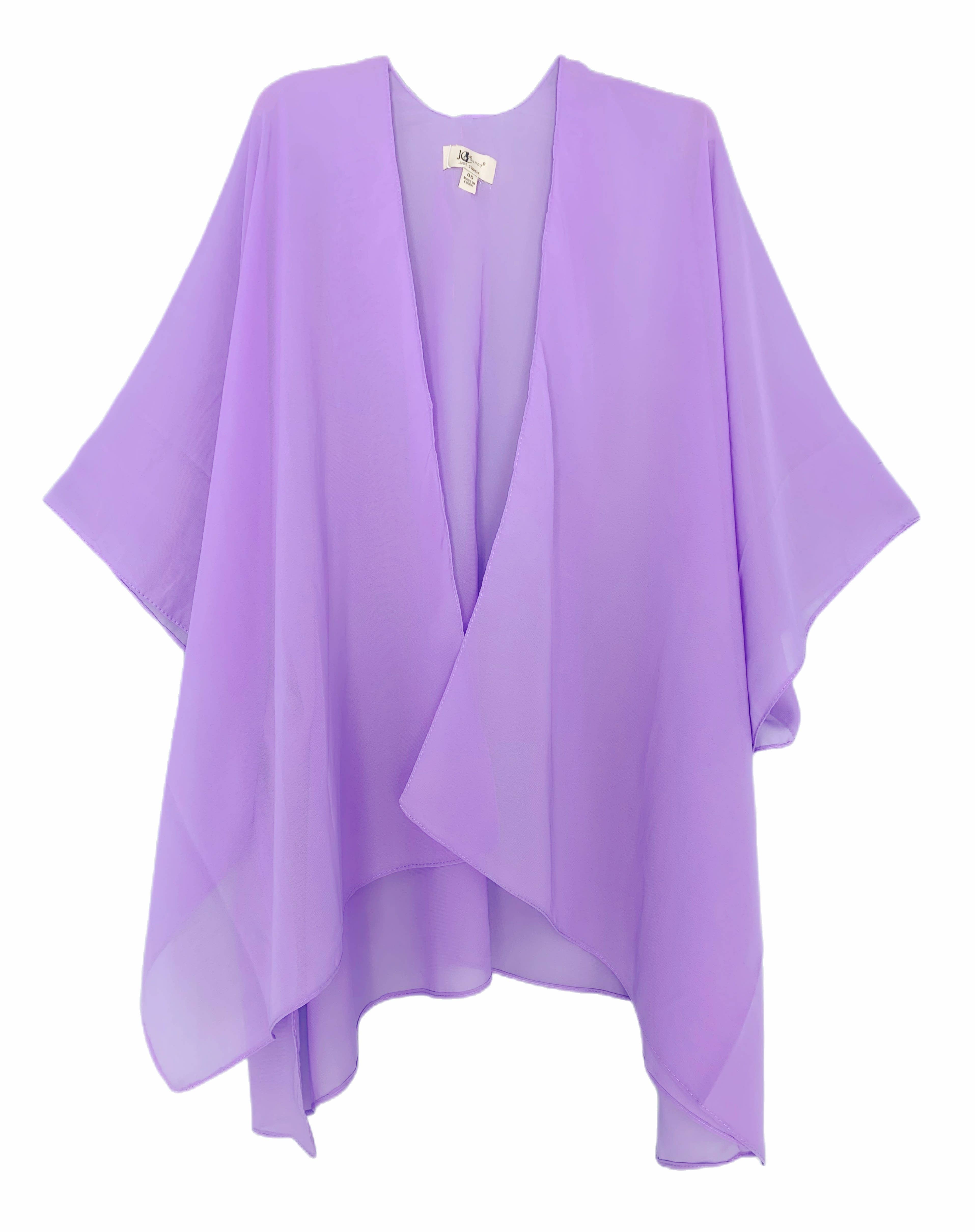JC Sunny Fashion - Wholesale Kimono - Women's - 24 Colors--JC071034 Solid Color Lightweight Cover-Up/Kimono13