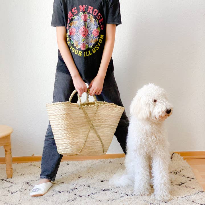 dear Morocco - Wholesale Beach Bag - Moroccan Palm leaf bag/ basket // X4