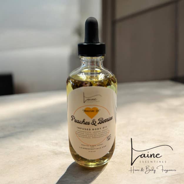 Kropsolie infunderet for engroshandel hos Laine Essentials LLC