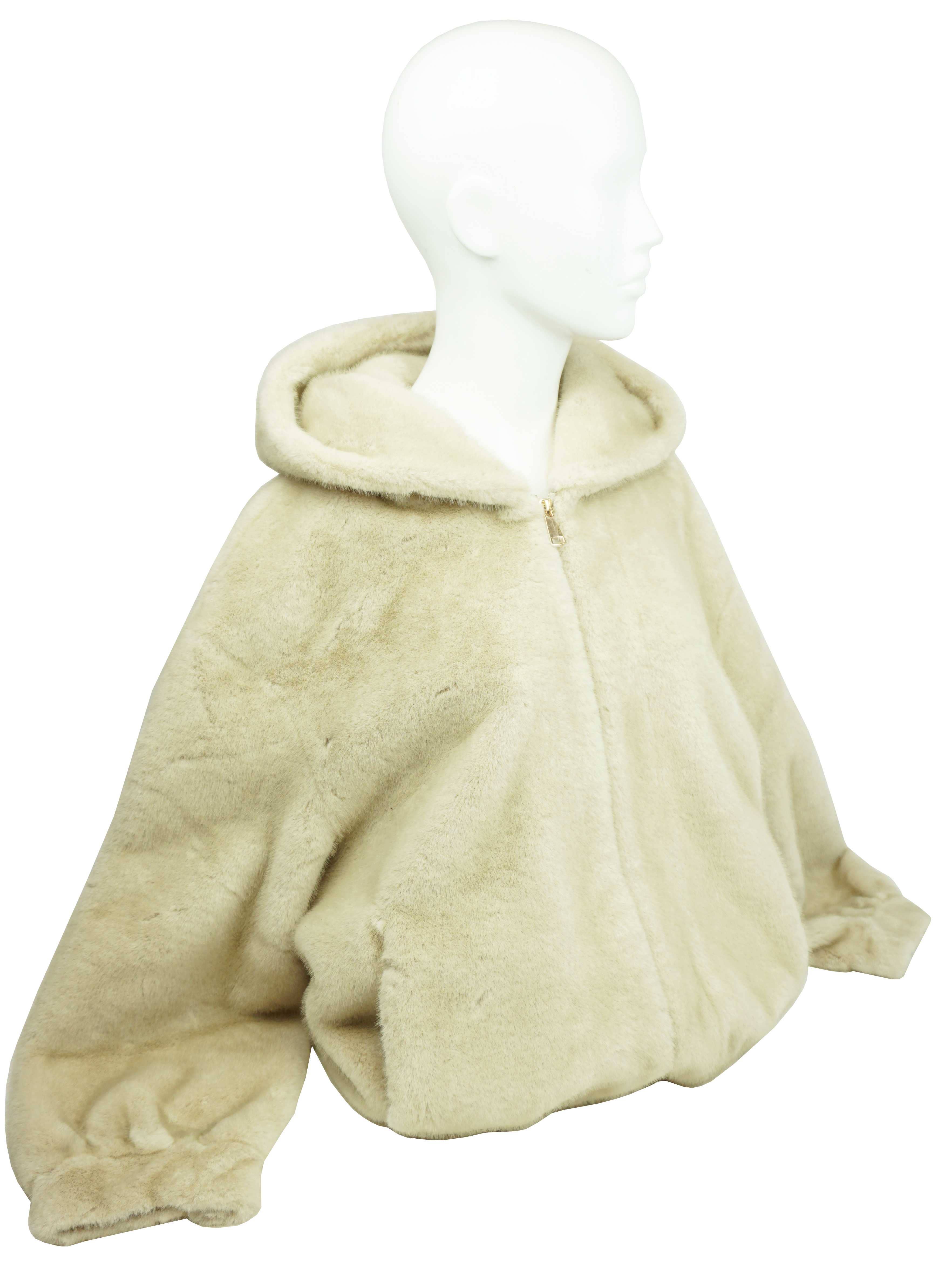 Anais - Wholesale Jacket - Women's - Faux fur hooded jacket MT0903