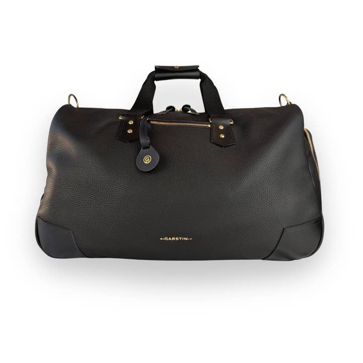 Ultimate Apple Tech Leather Weekender Bag for wholesale by Garstin 1871