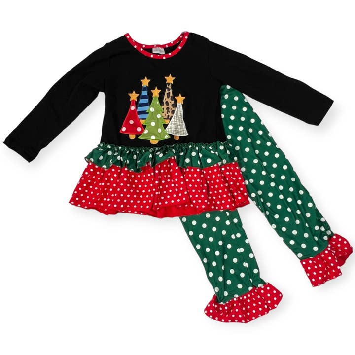 Costume à volants Holiday Trees pour la vente par Smart Dressed Kids