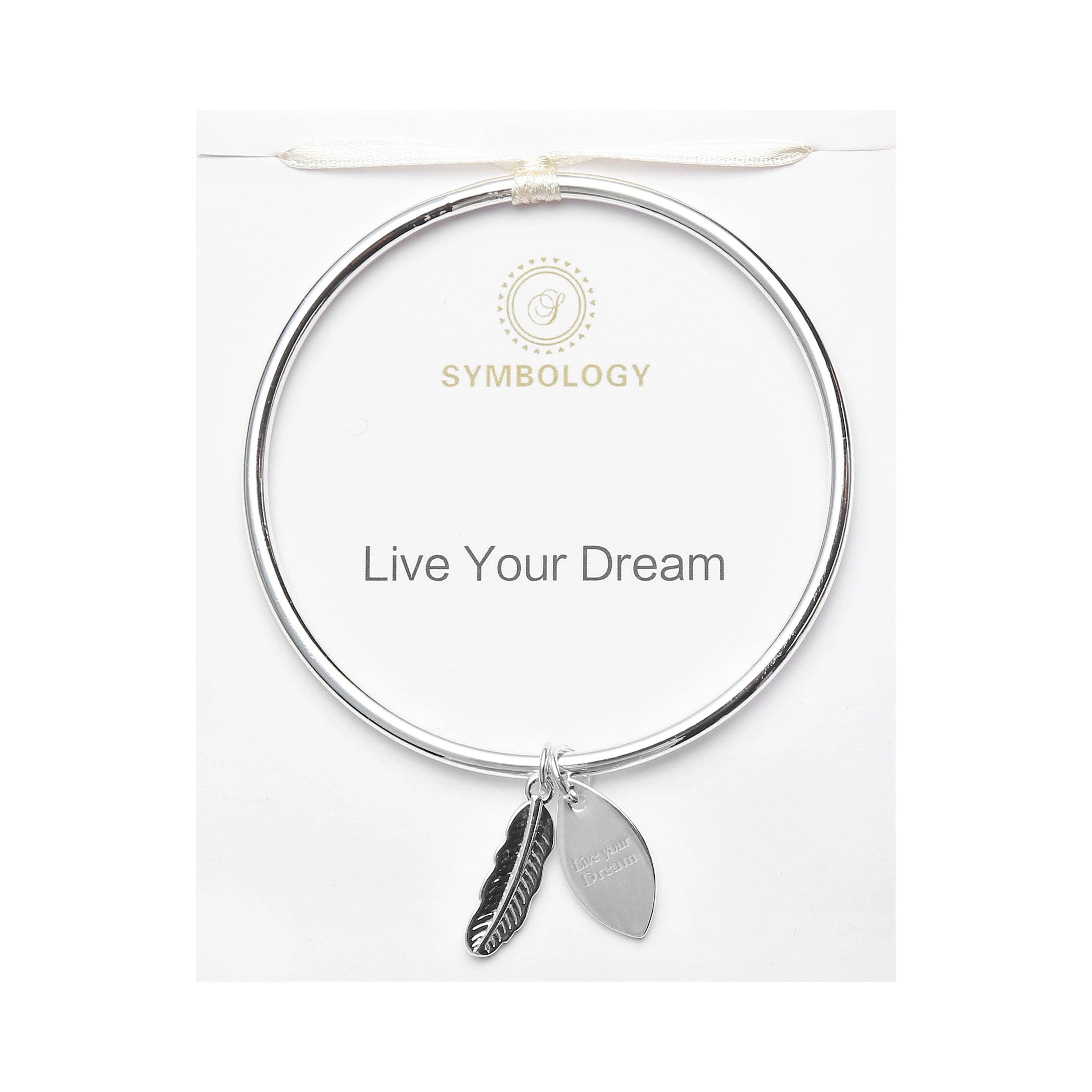 SYMBOLOGY JEWELLERY – Engroshandel Armbånd med vedhæng – Lev din drøm armbånd2