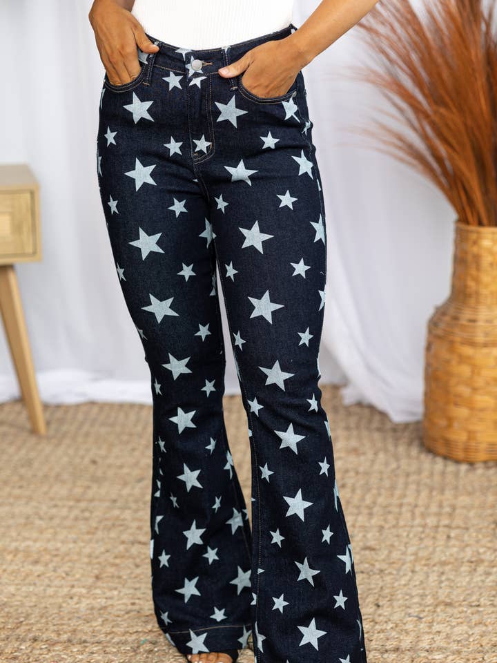 Freedom Stars - Judy Blue for wholesale by Boutique Simplifed