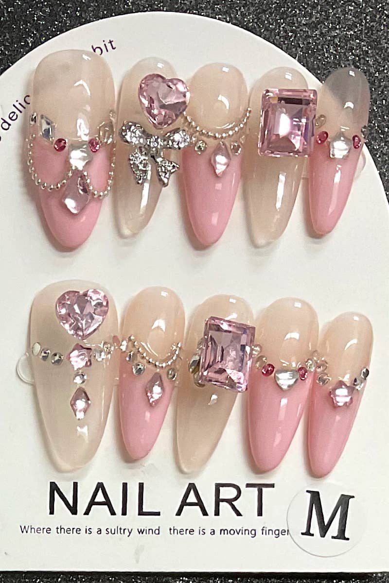 Kids Charm Online - Wholesale Press-On/Fake Nails - PRESS ON WOMEN ACRYLIC NAIL SET.0