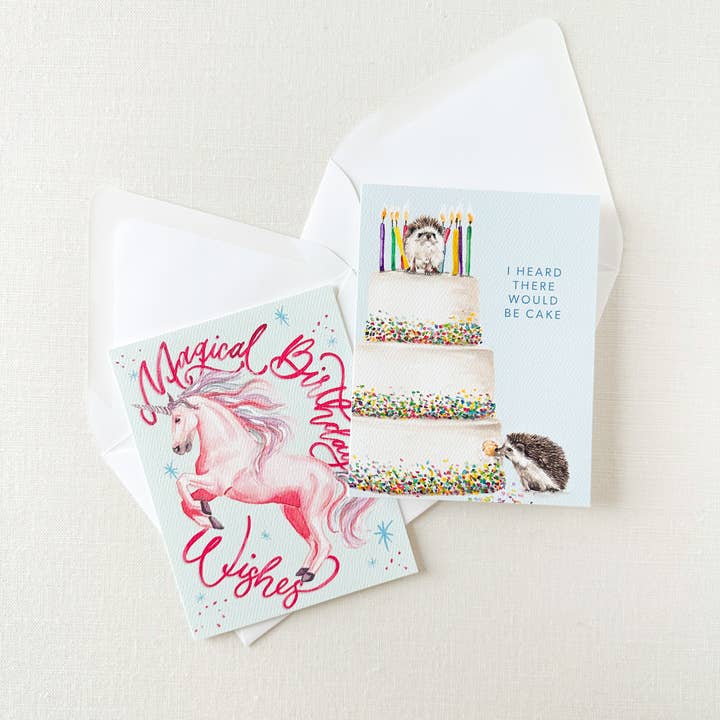 Paper Betty - Wholesale Birthday Card - Unicorn Magical Birthday Wishes Greeting Card2