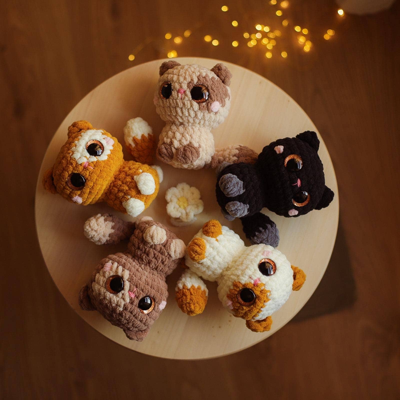 TOMOPOD LLC - Wholesale Stuffed/Plush Toy - Kids & Baby - Mini Kitten Crochet, Amigurumi Plushie, Cute Black Cat5