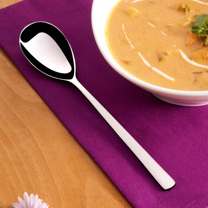 Sæt med dessertskåle i rustfrit stål | Sølv, 7,6", 12 stk. for engroshandel hos ExpoBazaar