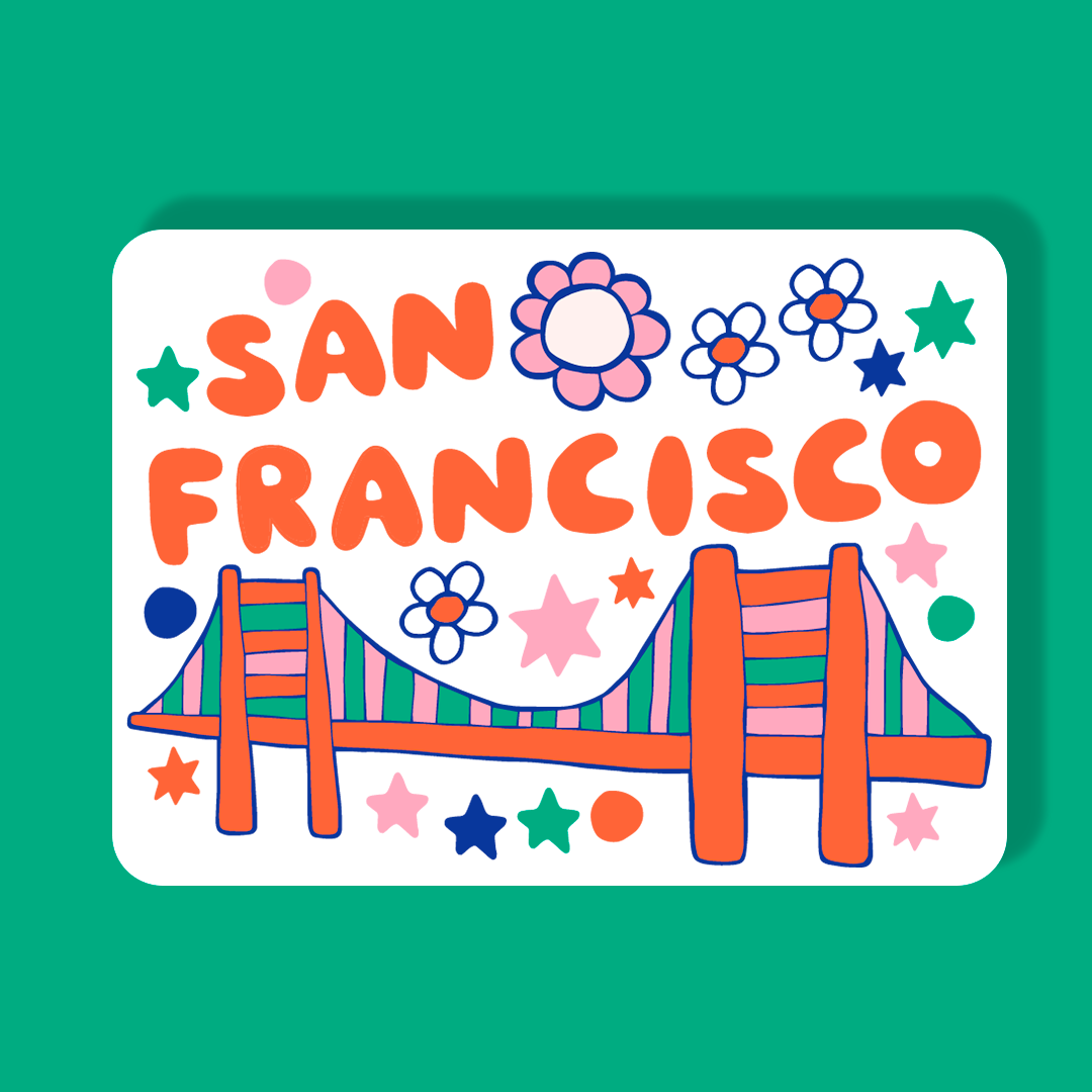 LOLALA - Wholesale Magnet - San Francisco Magnet - Golden Gate Bridge3