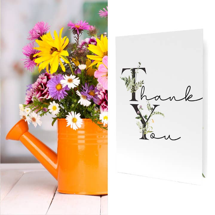 Seeds The Day - Wholesale Thank You Card - GROWABLE CARDS Thank You Card 3 | w/Wildflower Seeds