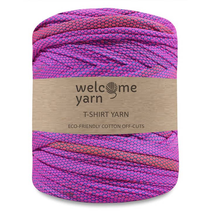 Fettuccia per T-shirt Stampata Rosa per la vendita all'ingrosso da parte di WelcomeYarn