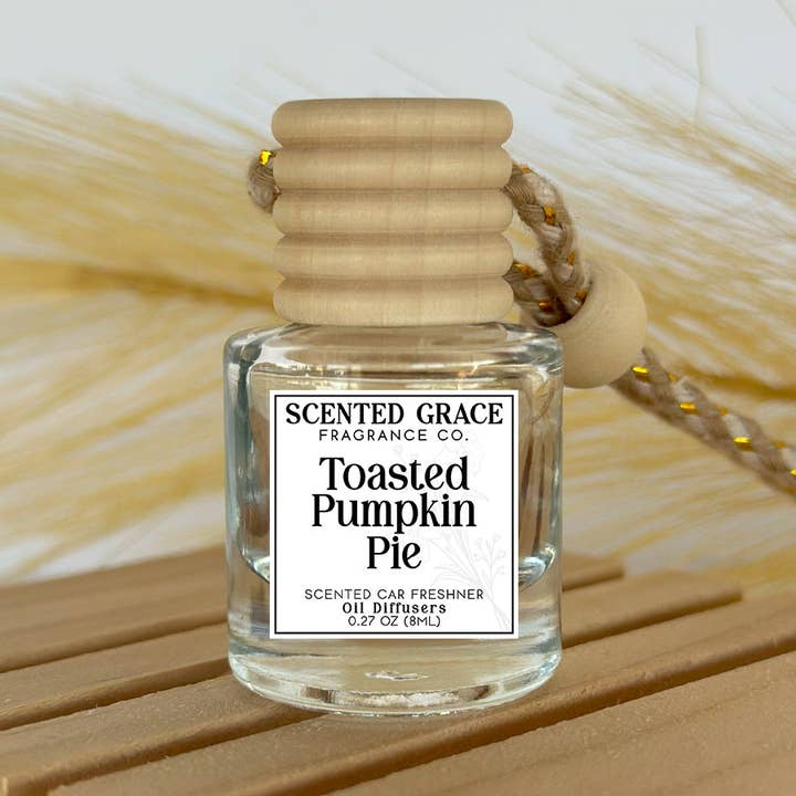 Toasted Pumpkin Pie Car Diffuser for wholesale by Scented Grace Fragrance Co. (A&R Creations)