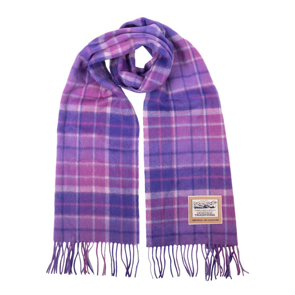 Eurostick - Wholesale Scarf - Unisex - Pure Wool Tartan Check Scarf75