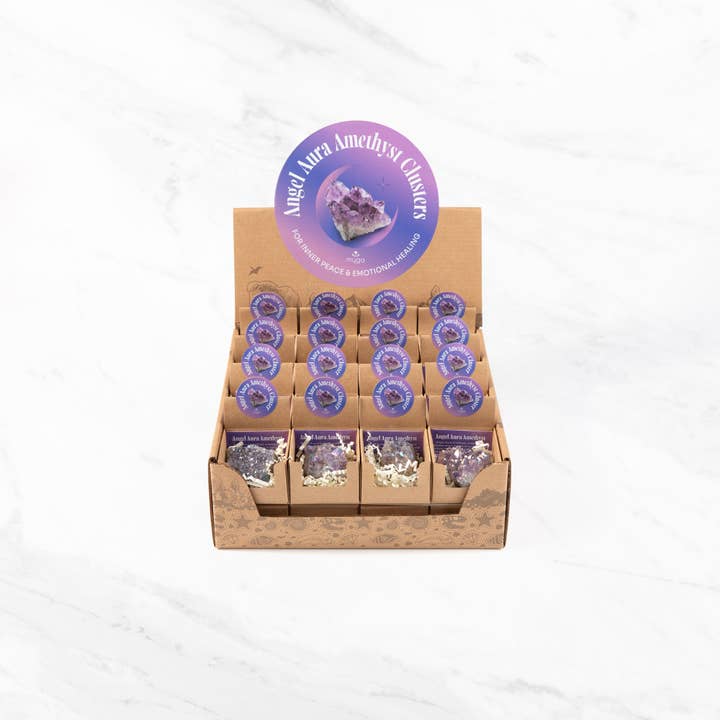 Myga - Wholesale Spiritual stone/crystal - Angel Aura Amethyst Cluster4