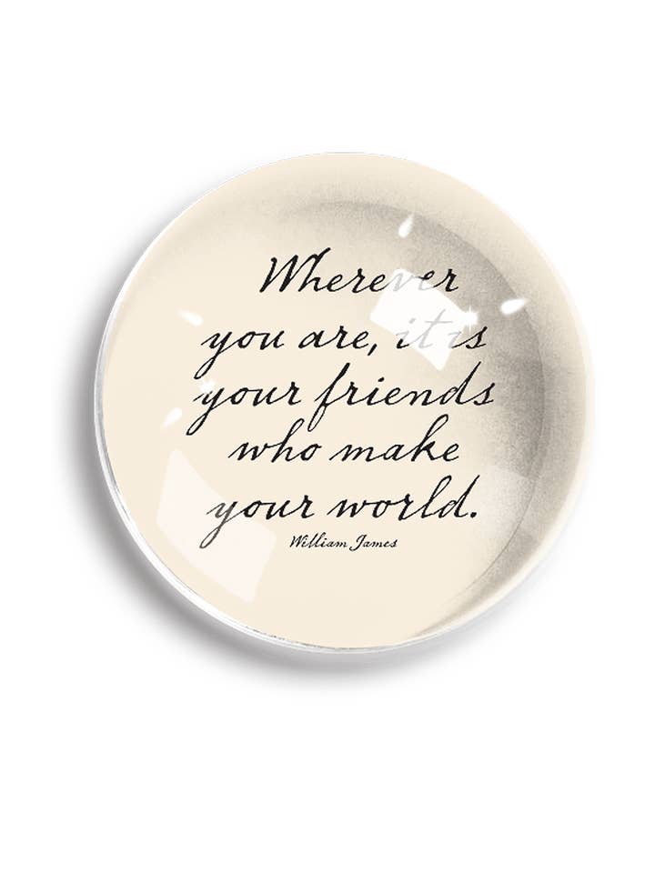 Wherever You Are Crystal Dome Paperweight // Min. Case of 2 for wholesale by Ben's Garden