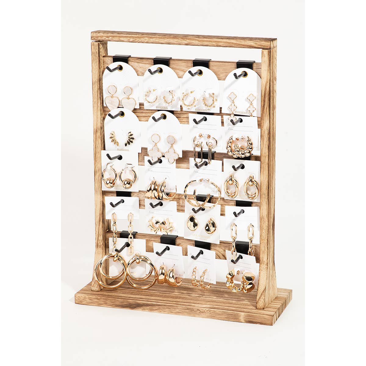 WOOD Wooden Necklace Display Stand for wholesale on Faire1