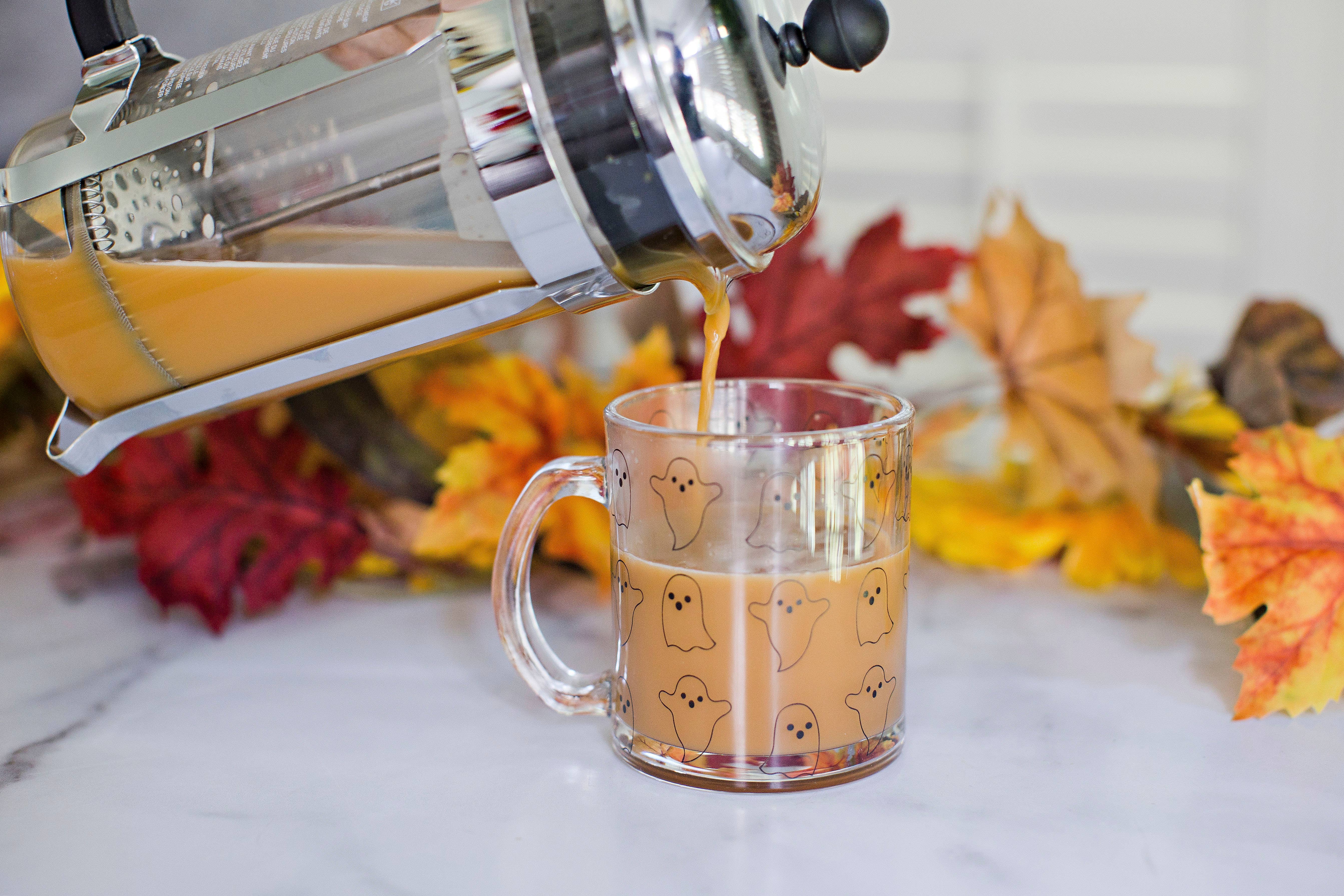 Pearhead - Vente Tasse à café - Tasse en verre Ghost pour Halloween, décoration d'automne7