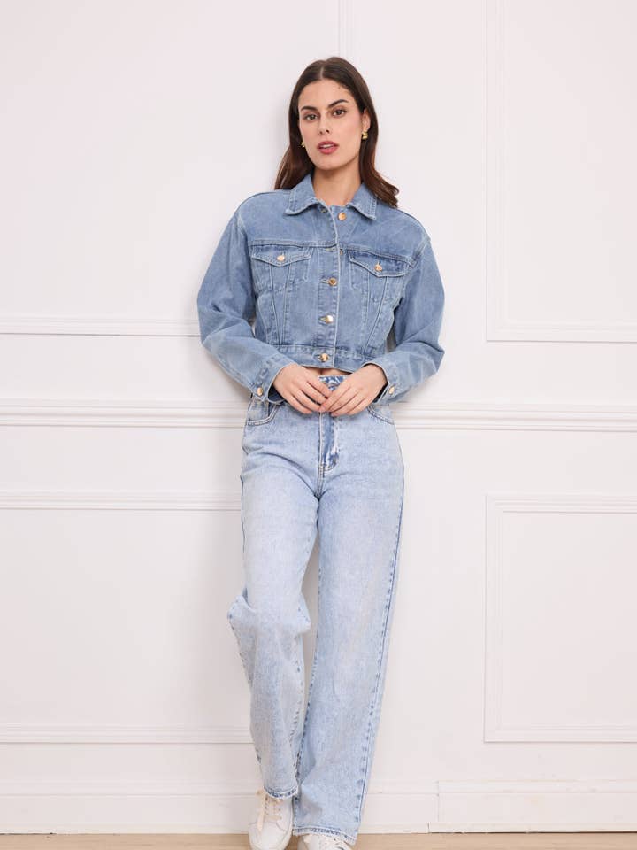 SOFTY - Wholesale Denim Jacket - Women's - Jeans jacket J50320