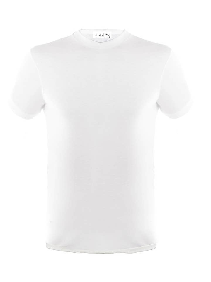 Stefano T-shirt - Warmes Baumwollfleece für den Großhandel von Madiva