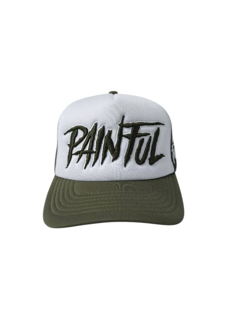Painful Clothing - Wholesale Trucker Hat - Unisex - Khaki trucker cap7