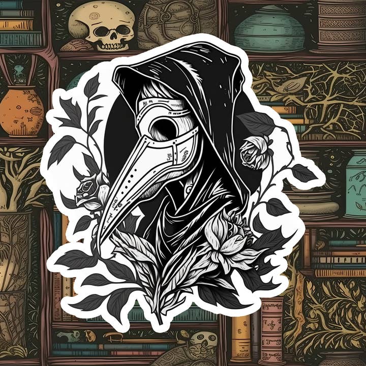 glänsande pest läkare klistermärke för wholesale av Sweet Memories Designs