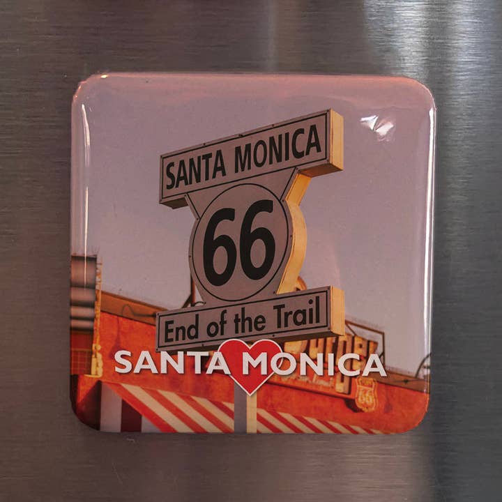 Santa Monica Route 66 Kühlschrankmagnet für den Großhandel von PhiloPerse