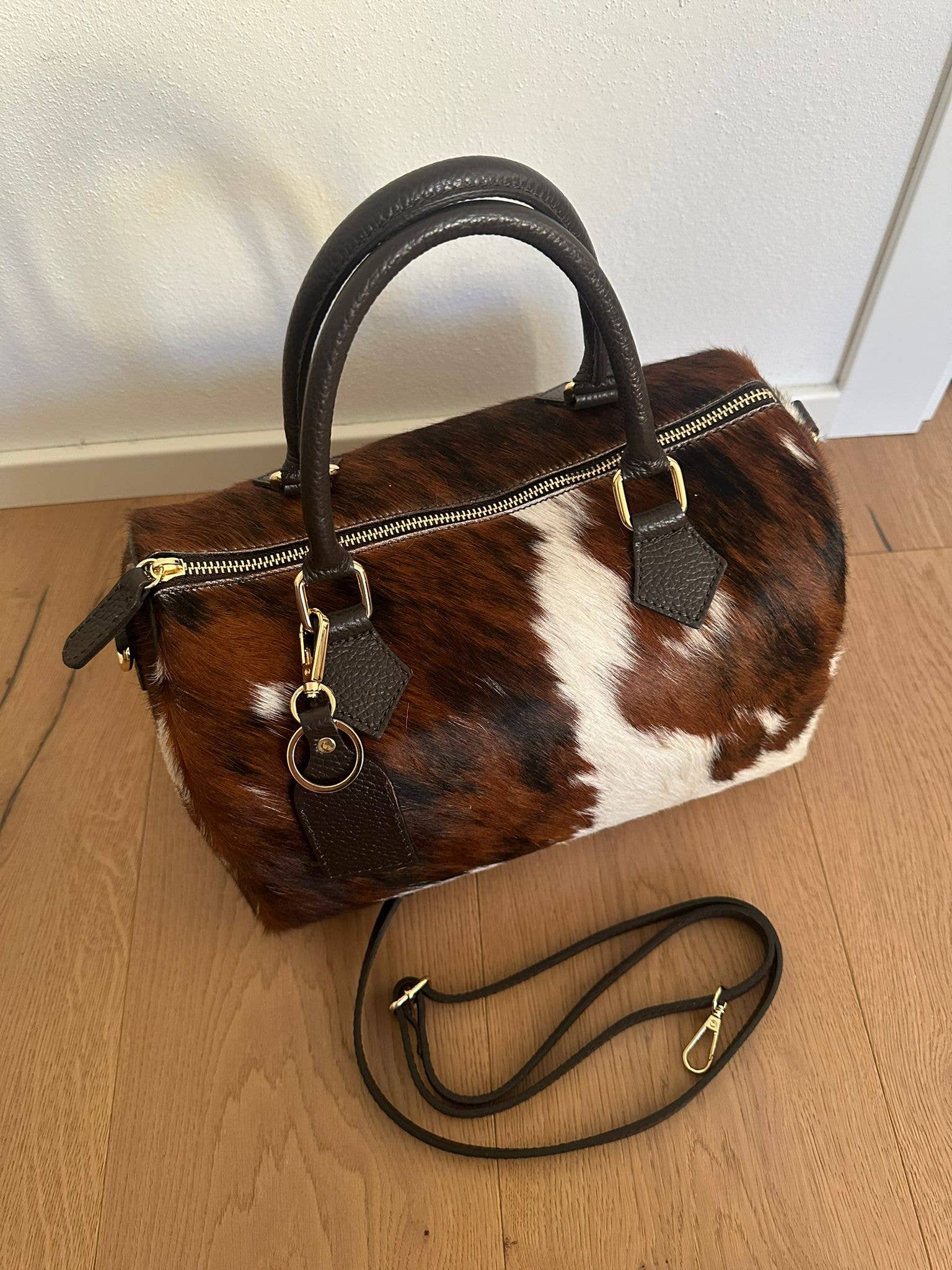 Zhade - Wholesale Top Handle Bag - Women's - ROXANNE- "pony" handbag1