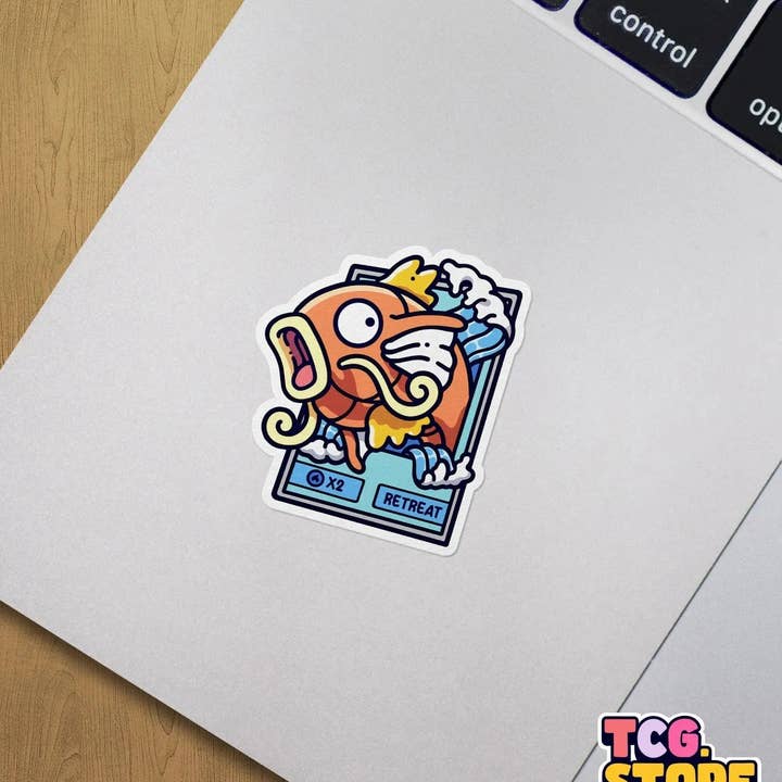 TCG.Store - TCGDOTSTORE - Wholesale Sticker - Pokémon Magikarp Card Sticker5