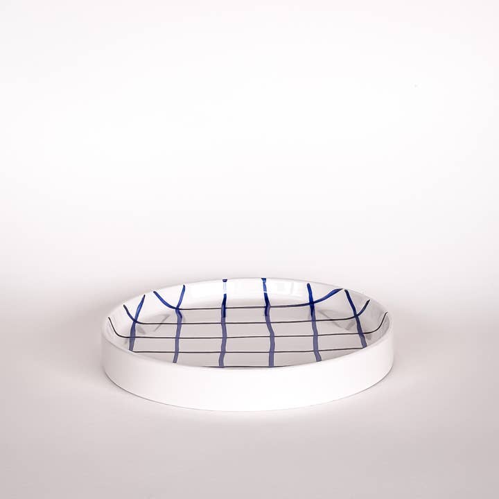 Magazin Minori - Vendita all'ingrosso Piatto - Piatto piccolo Grid - mare blu7