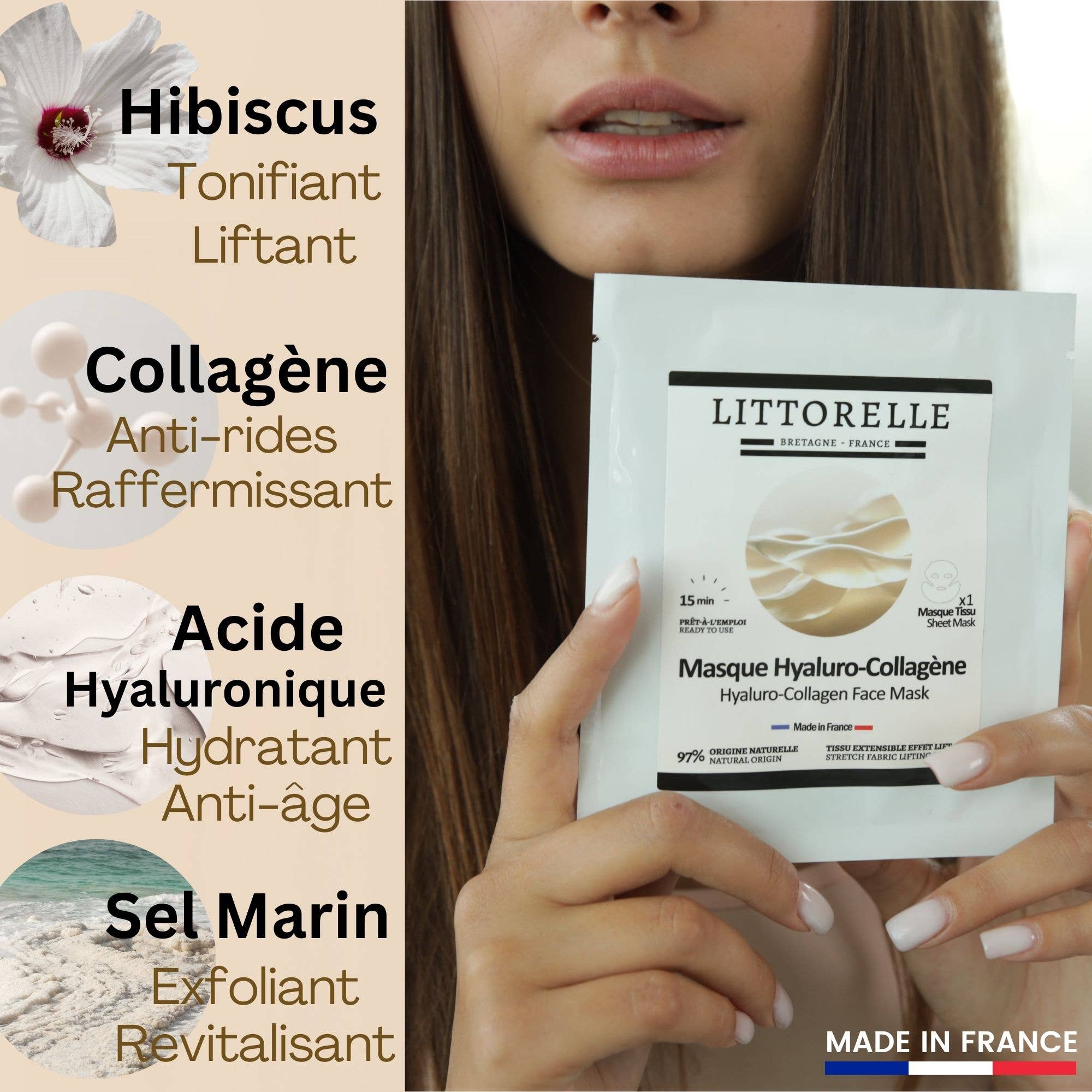 Littorelle - Wholesale Skincare Face Mask - Lifting Mask Hyaluro-Collagen3