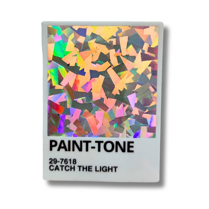 Paint-Tone Shatter Vinyl Sticker for wholesale by Salt & Paper