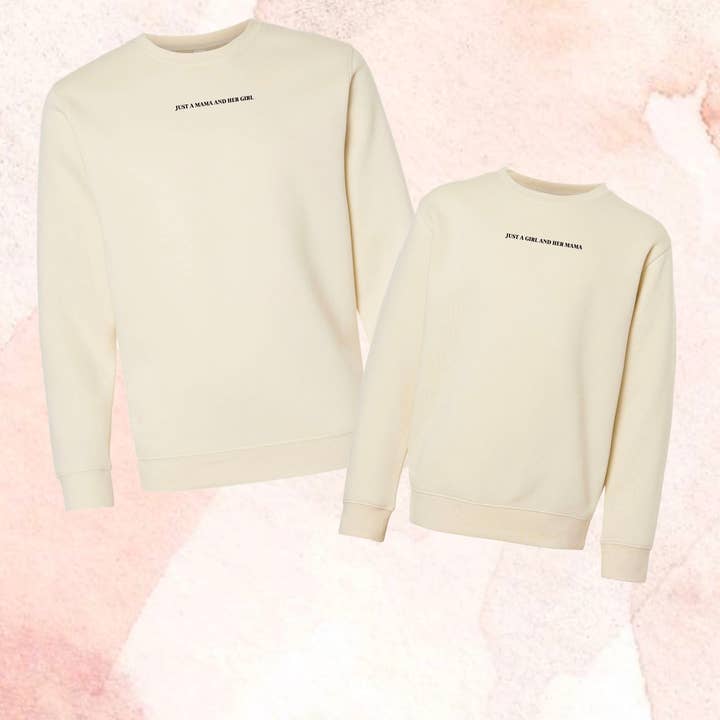 Nur eine Mama und nur ein Junge/Mädchen - Mama und Ich Pullover-Set | Little Mama Shirt Shop für den Großhandel von Little Mama Shirt Shop