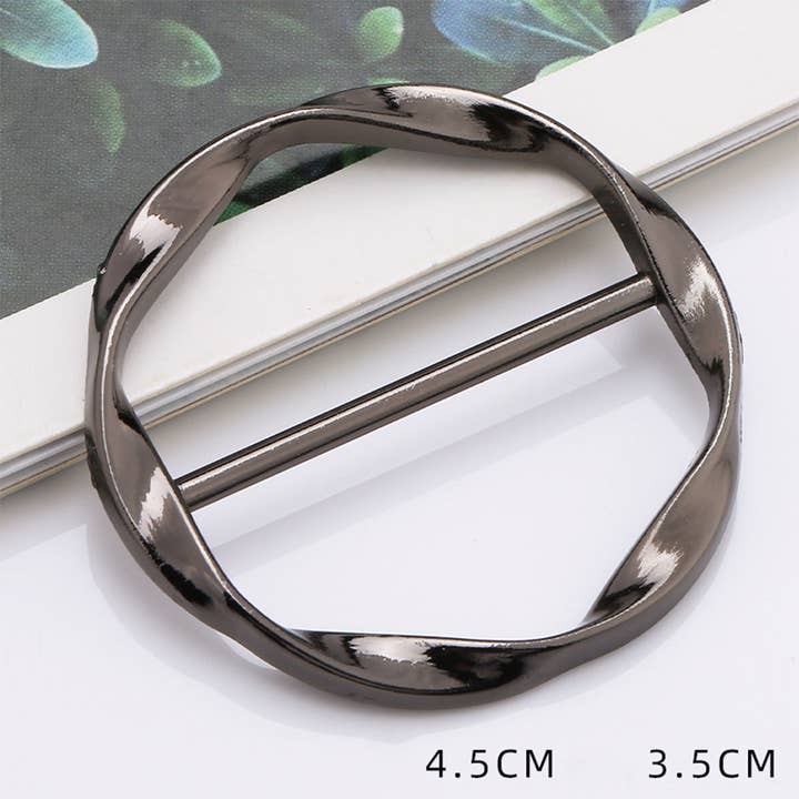 ACCITY - Wholesale Scarf Clip - Women's - METAL RING SIMPLE SCARF RING WITH NO UPKEEP_CWMM21624