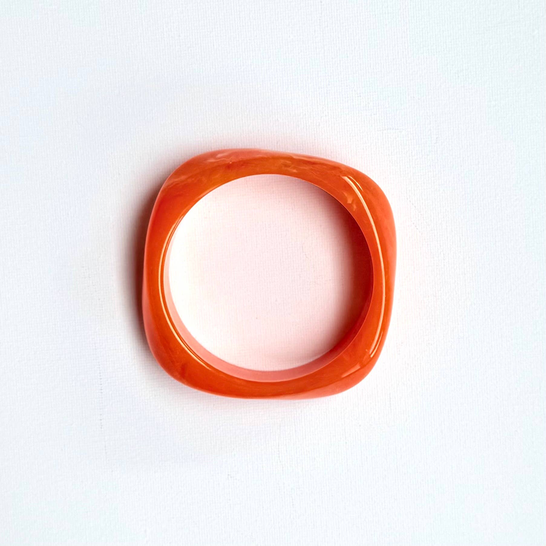 iconic mi - Vente Bracelet jonc - Bijou Bracelet Acrylique Tourbillon Mandarine1