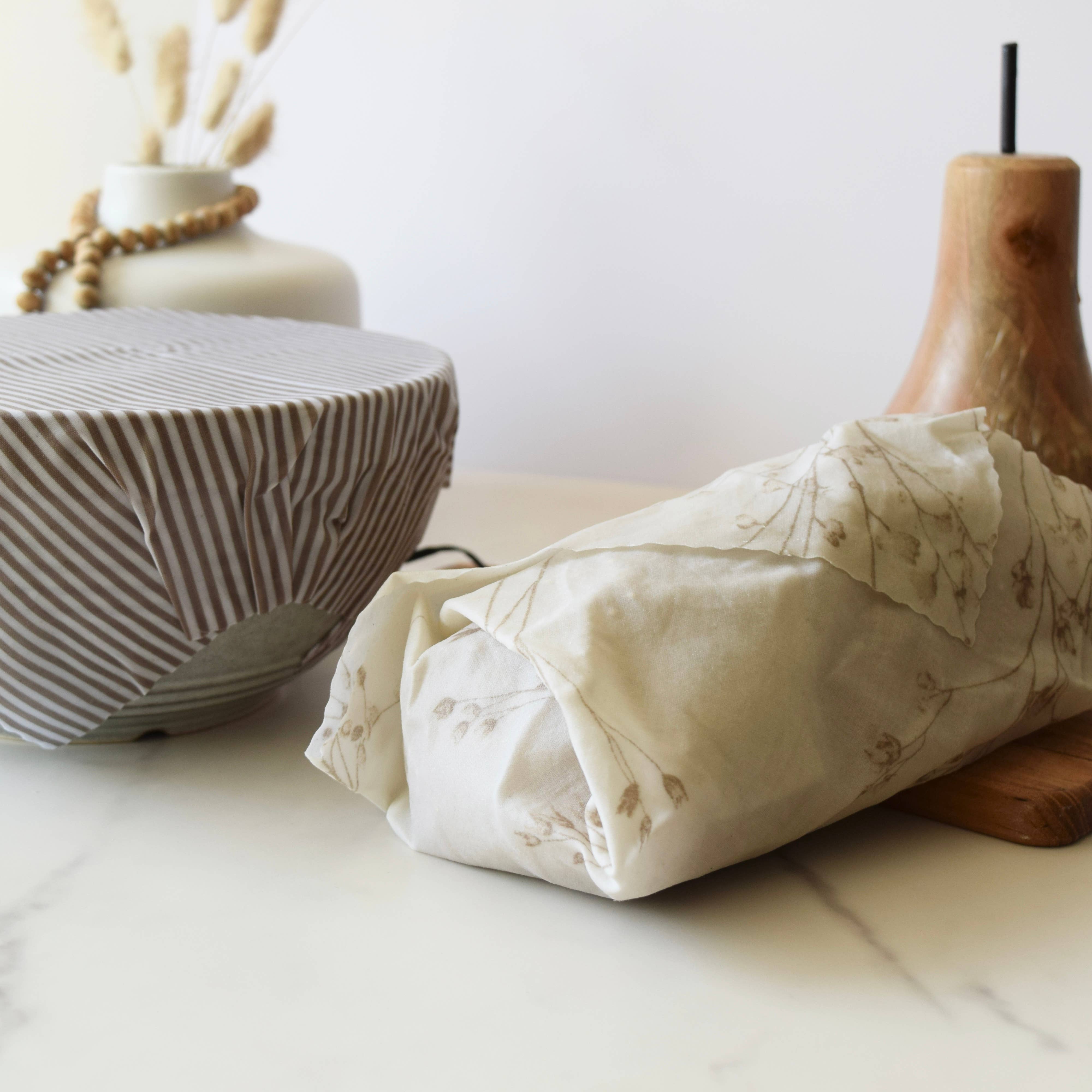 Lou Bees - Wholesale Food Storage Wrap/Bag - Edited Life Organic Beeswax Wrap – Natural Cotton Singlet 7