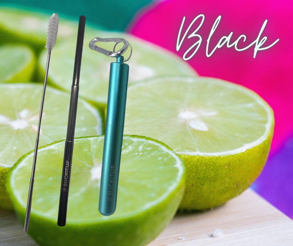 Suck It Up Straws - Vente Paille - Pailles métalliques télescopiques avec étui pour porte-clés et brosse de nettoyage47