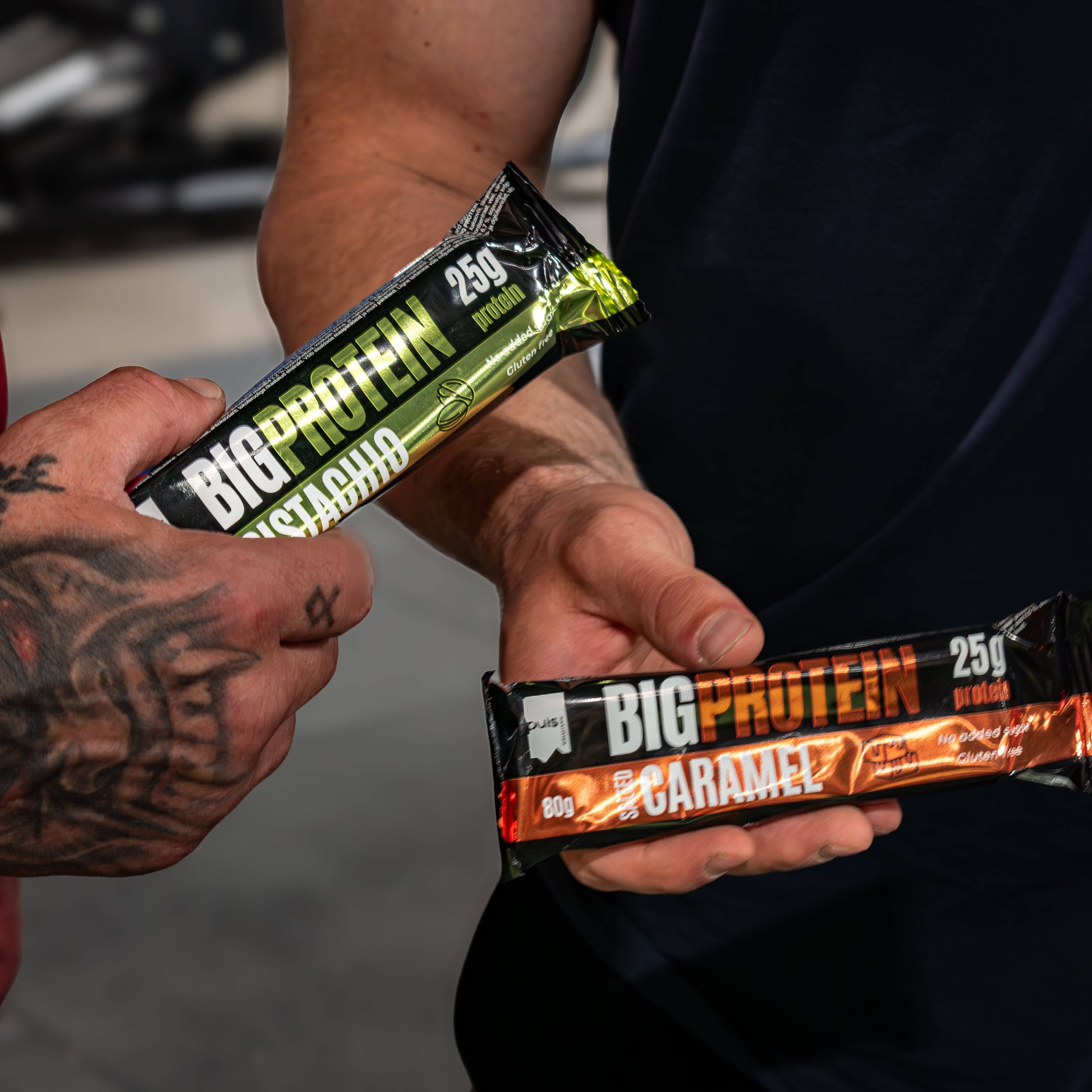 Puls Nutrition – Snack Bar por atacado – BIG PROTEIN Pistáchio 80 g1