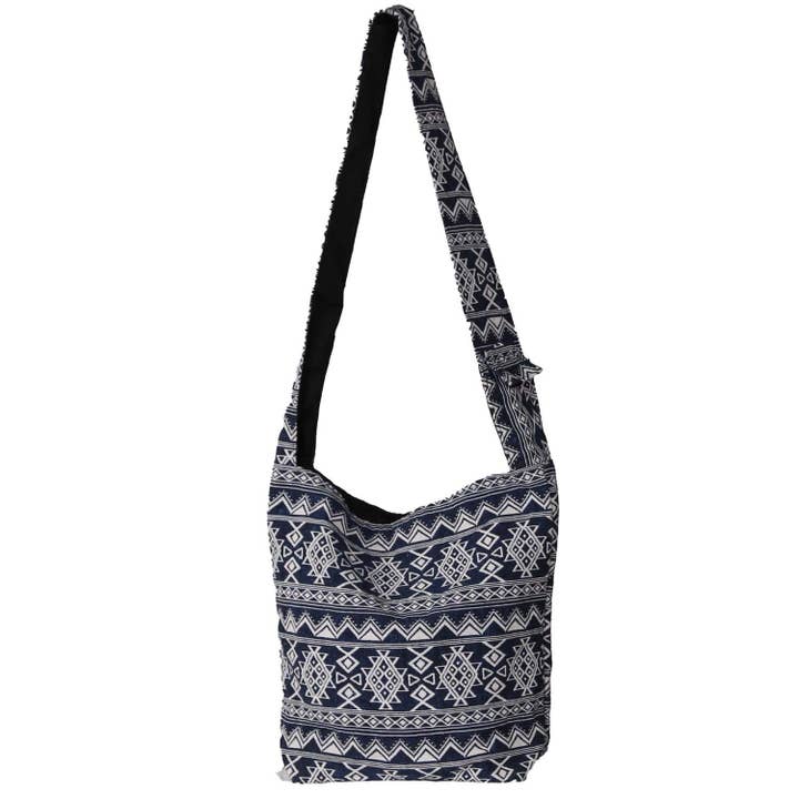 Sunshine Joy - Wholesale Shoulder Bag - Women's - Wholesale Lot 12 Assorted Jacquard Zip Top Hobo Bags SAVE1