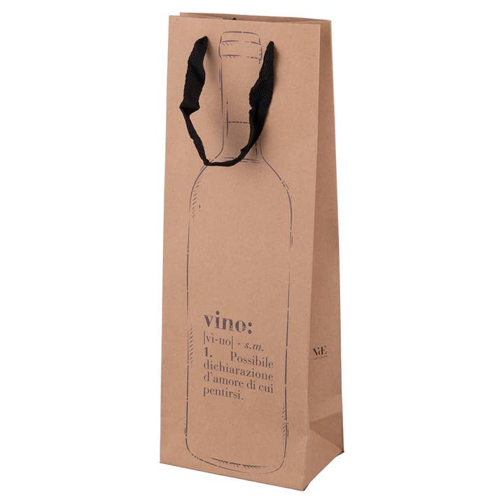 VdE Tivoli 1996 - Wholesale Gift Bag - VICTIONARY WINE BAG 14X19X39CM 4ASS5
