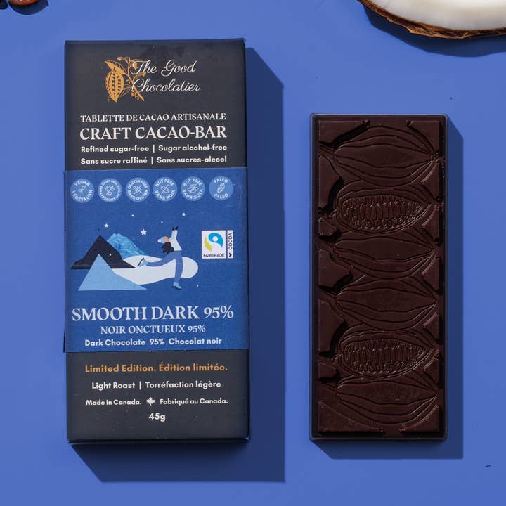 CASE Smooth Dark 95% for wholesale by The GOOD Chocolatier