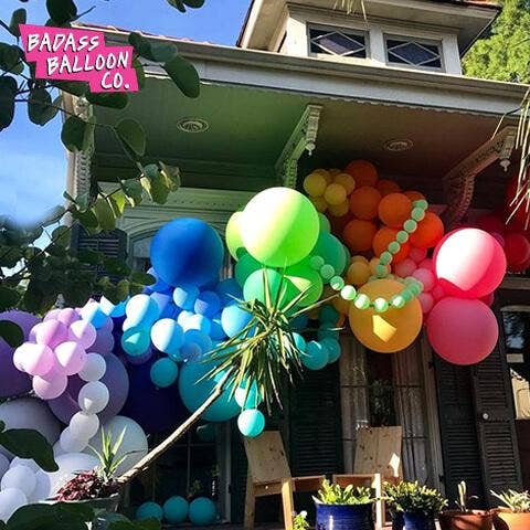 Badass Balloon Co. - Wholesale Balloon - Rainbow Badass Balloon Garland Kit2