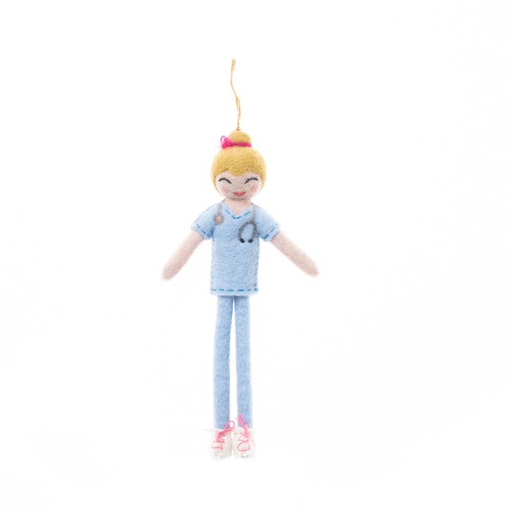 French Knot - Wholesale Ornament - Nurse Ornament - Jill0