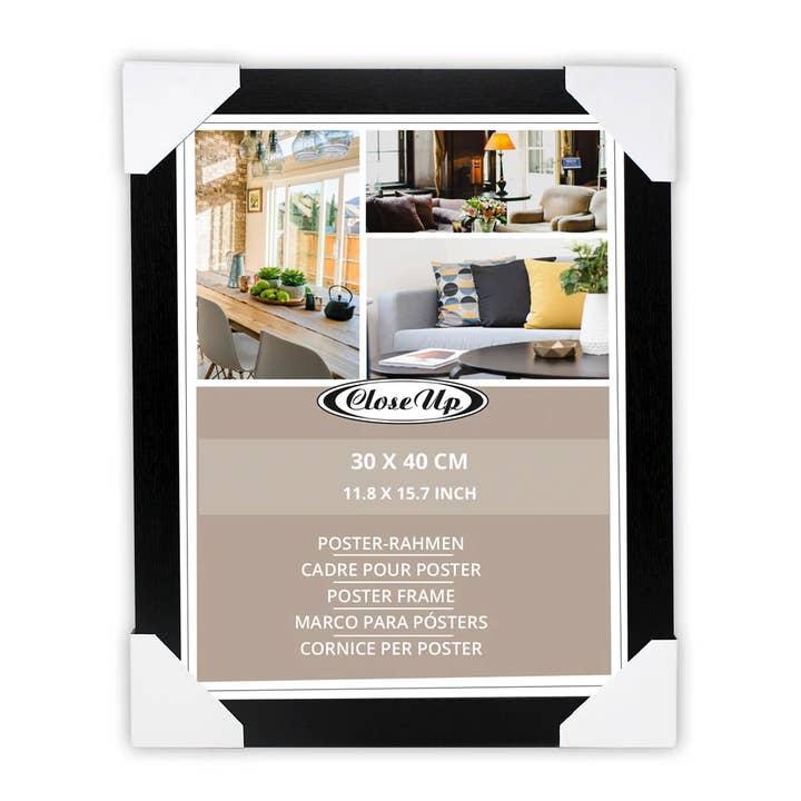 Close Up GmbH - Wholesale Picture Frame - Close Up Poster Frame 30 x 40 cm black, profile width 20mm1