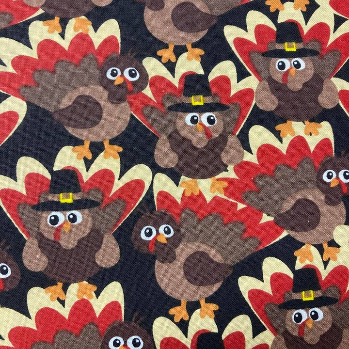 Jo's Pet Treats & Bandanas by Abab Enterprises, LLC - Wholesale Pet Bandana - Dog - Thanksgiving Tie-On Dog Bandana - 8 Patterns Retail-Ready