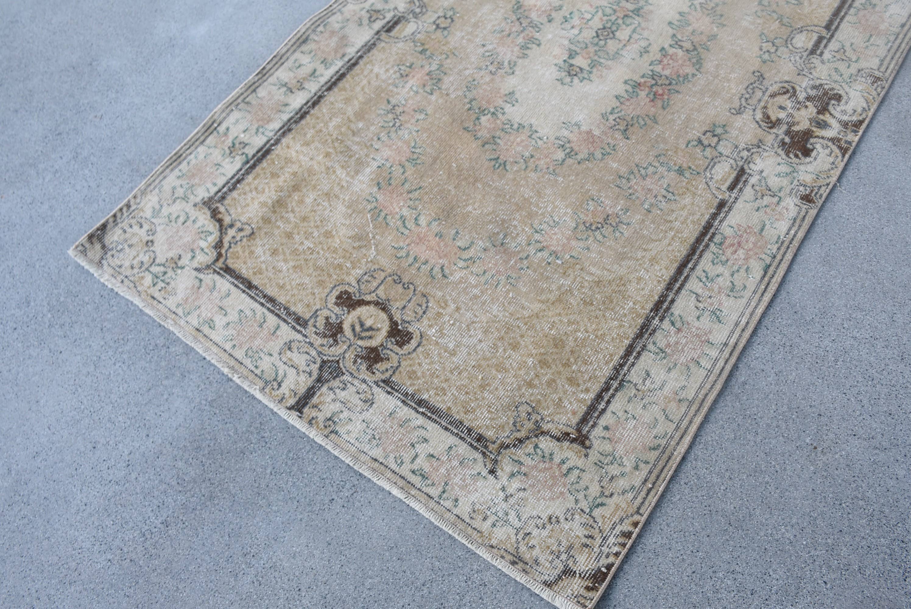 Anatolia Loom - Wholesale Runner Rug - Vintage Wool Rug - Classic Beige & Brown Rectangle7