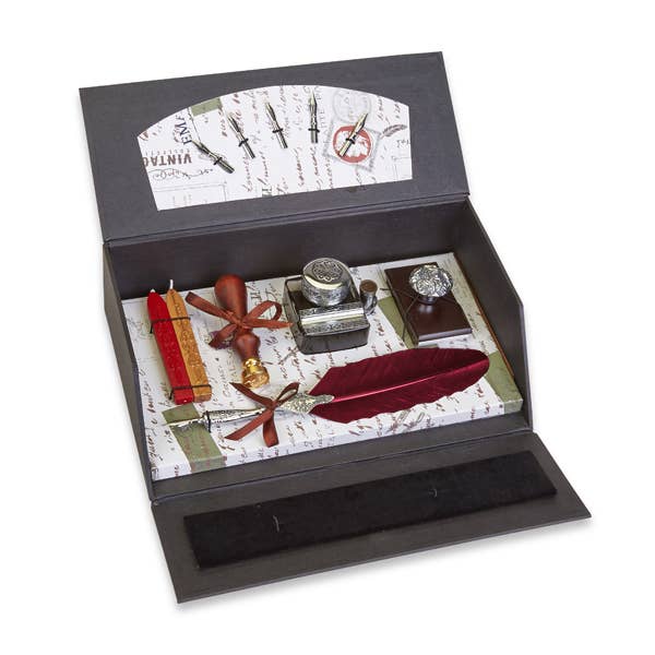 Freund Mayer & Co. - Wholesale Pen - Ultimate Desk Writing Set with Quill Pen & Accessories