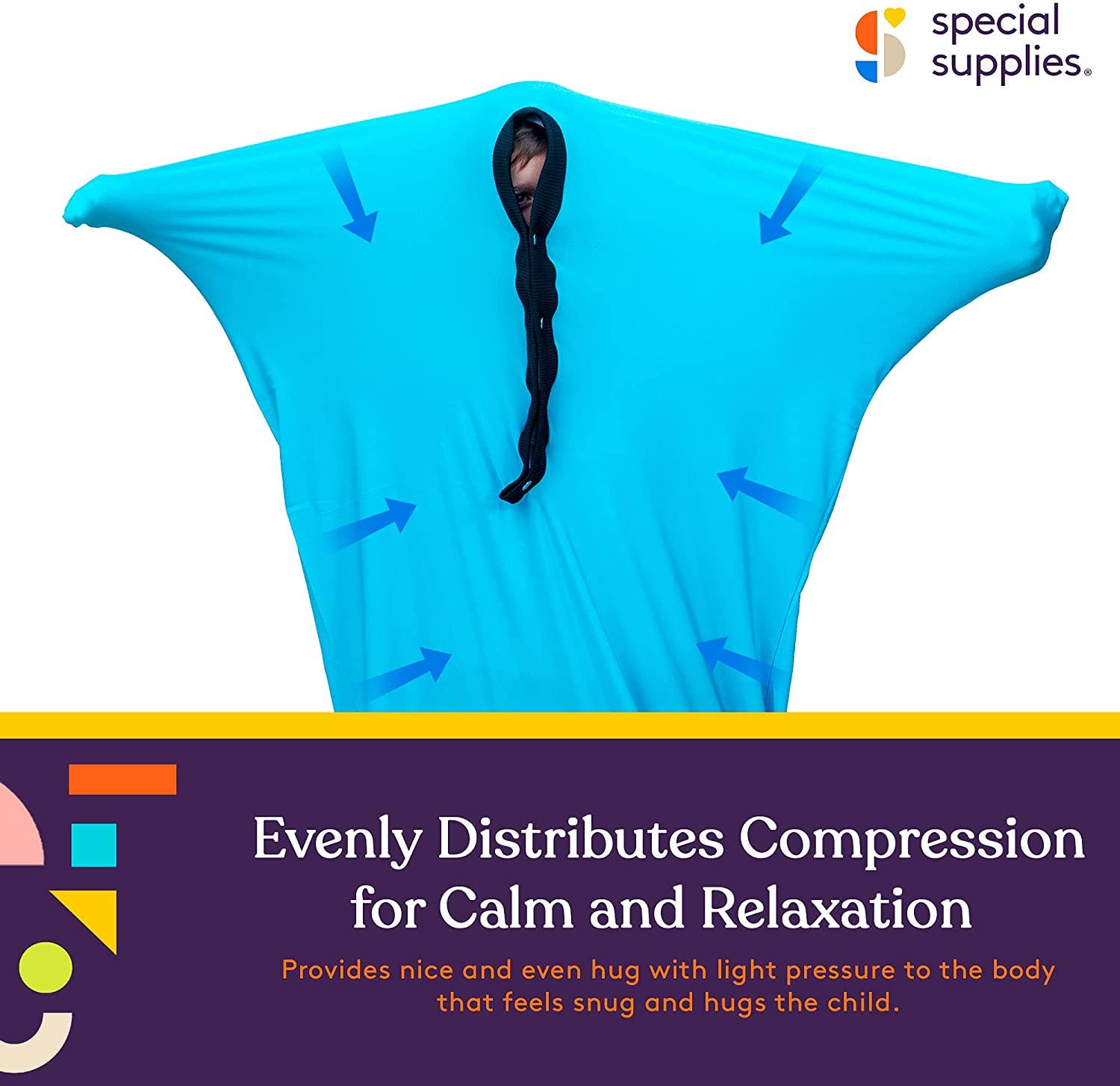 Special Supplies - Wholesale Socks - Kids & Baby - Sensory Stretchy Body Sock - New Snap Closure27