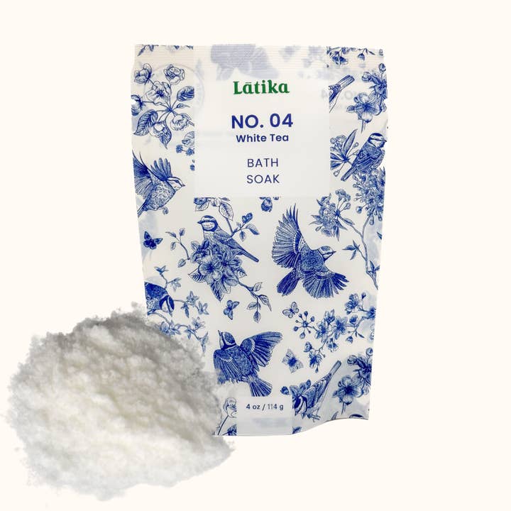 Latika Beauty - Wholesale Bath Soak/Milk - 💙White Tea – Vegan Milk Bath Soak 🫖